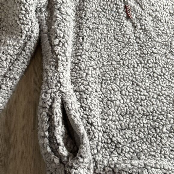 Original Weatherproof Vintage Gray Fleece Sherpa Jacket  Size Medium - Picture 5 of 9
